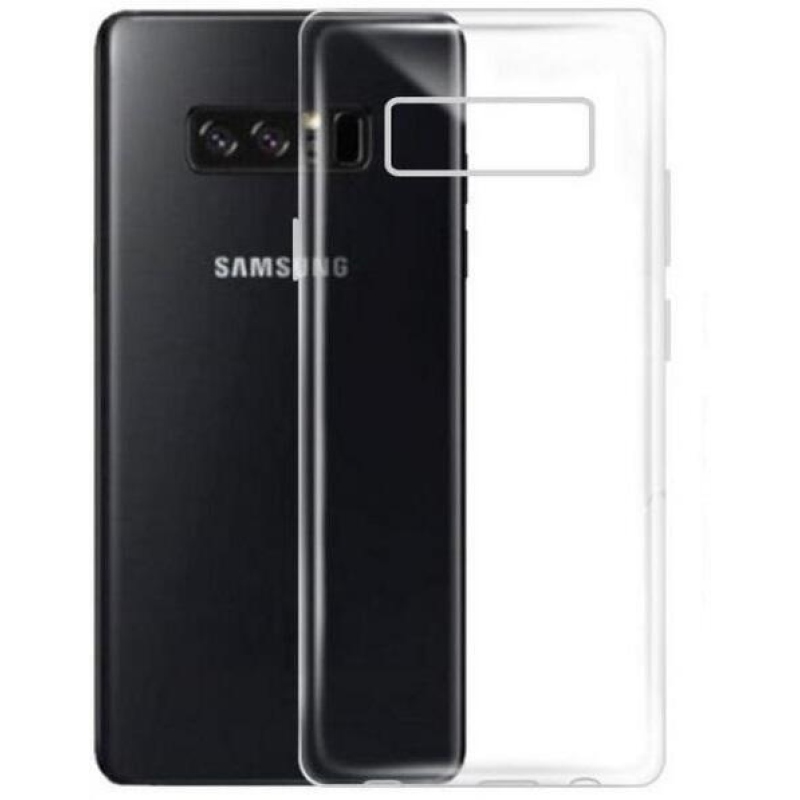 Průhledný gelový obal na Samsung Galaxy Note 8 - průhledný