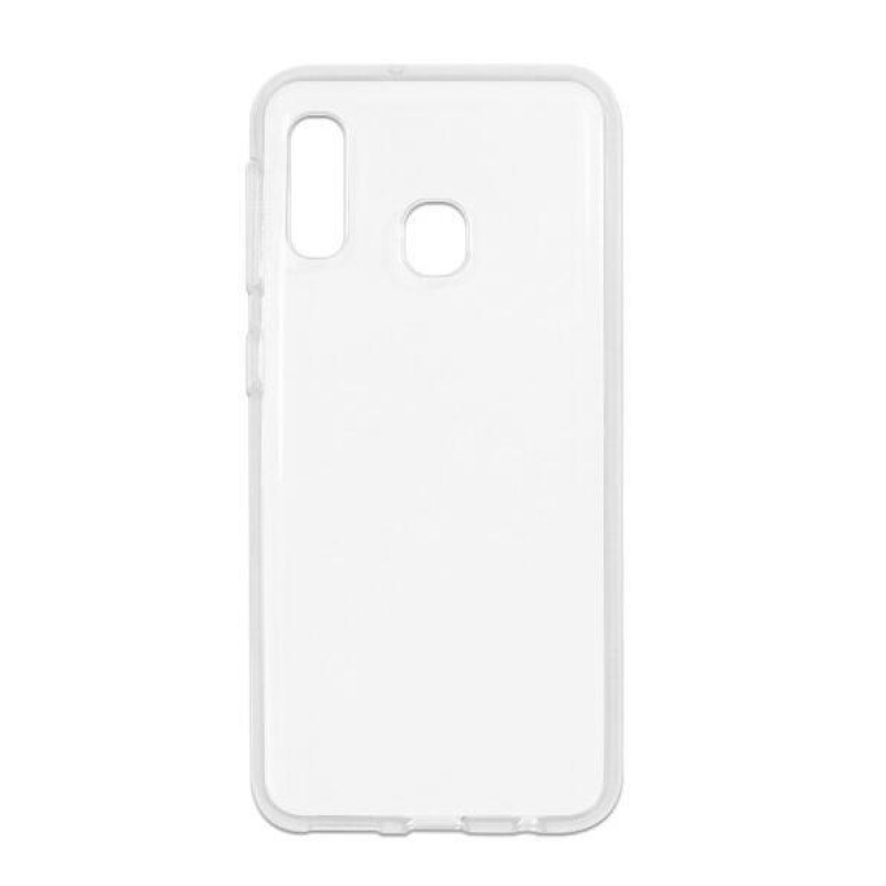 Průhledný gelový obal pro mobilní telefon Samsung Galaxy A20e - průhledný