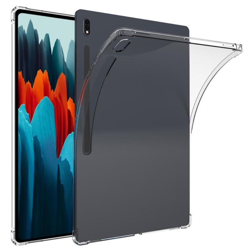 Průhledný gelový obal se zesílenými rohy na Samsung Galaxy Tab S8 Ultra - průhledný