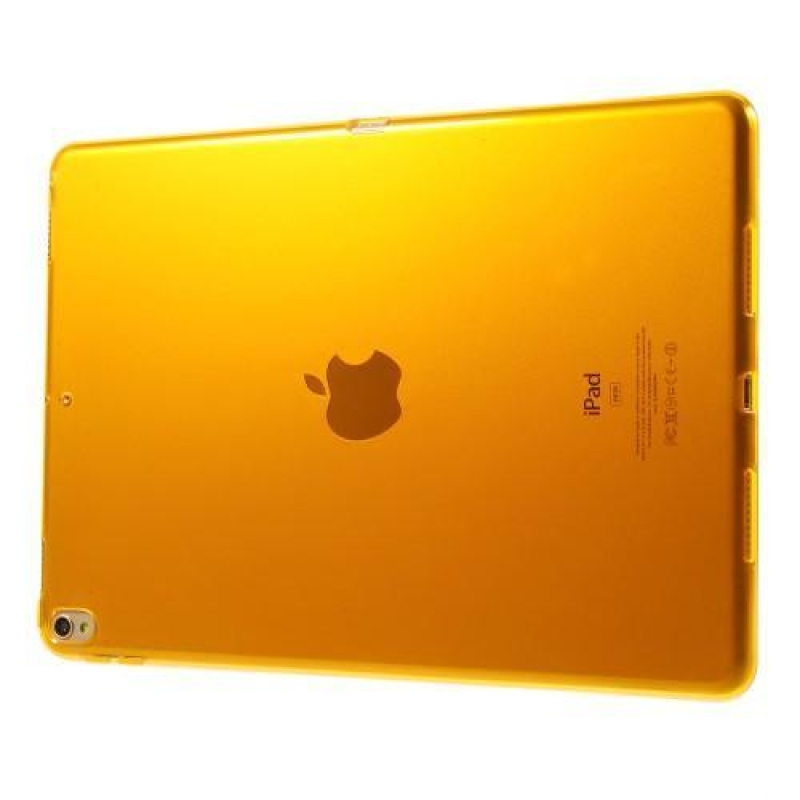 Průsvitný gelový obal na iPad Pro 10.5 - oranžový