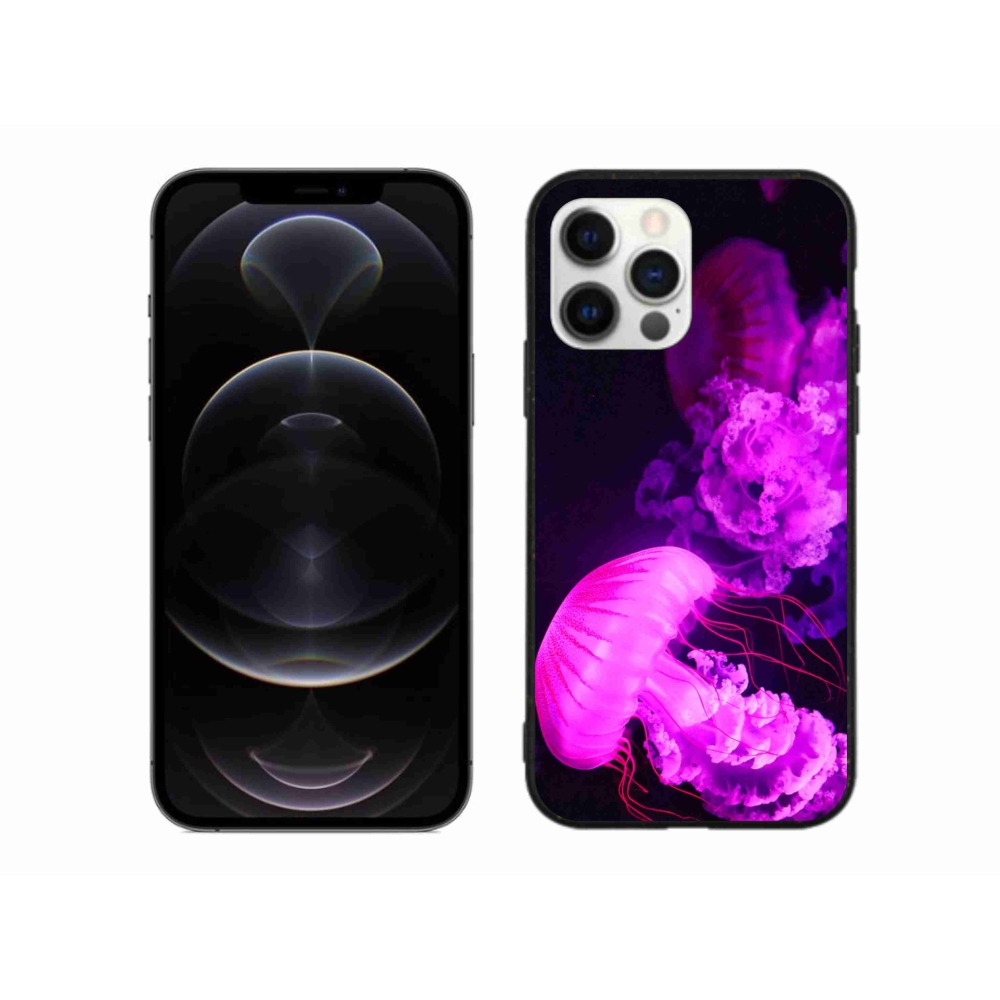 Gelový kryt mmCase na iPhone 12 Pro Max - medúza 1