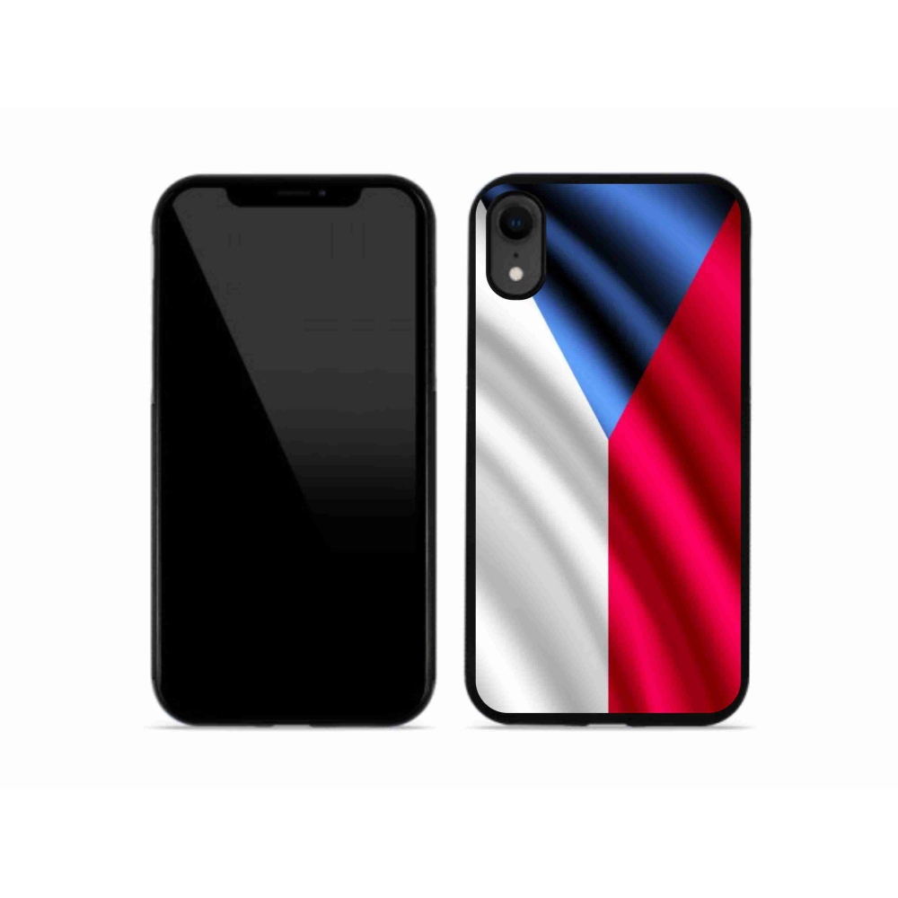 Gelový kryt mmCase na mobil iPhone XR - česká vlajka