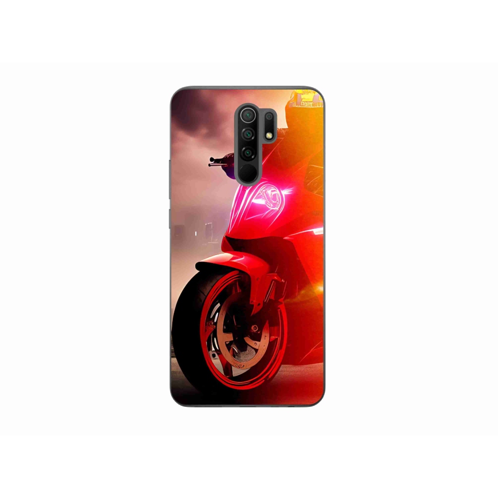 Gelový kryt mmCase na Xiaomi Redmi 9 - motorka