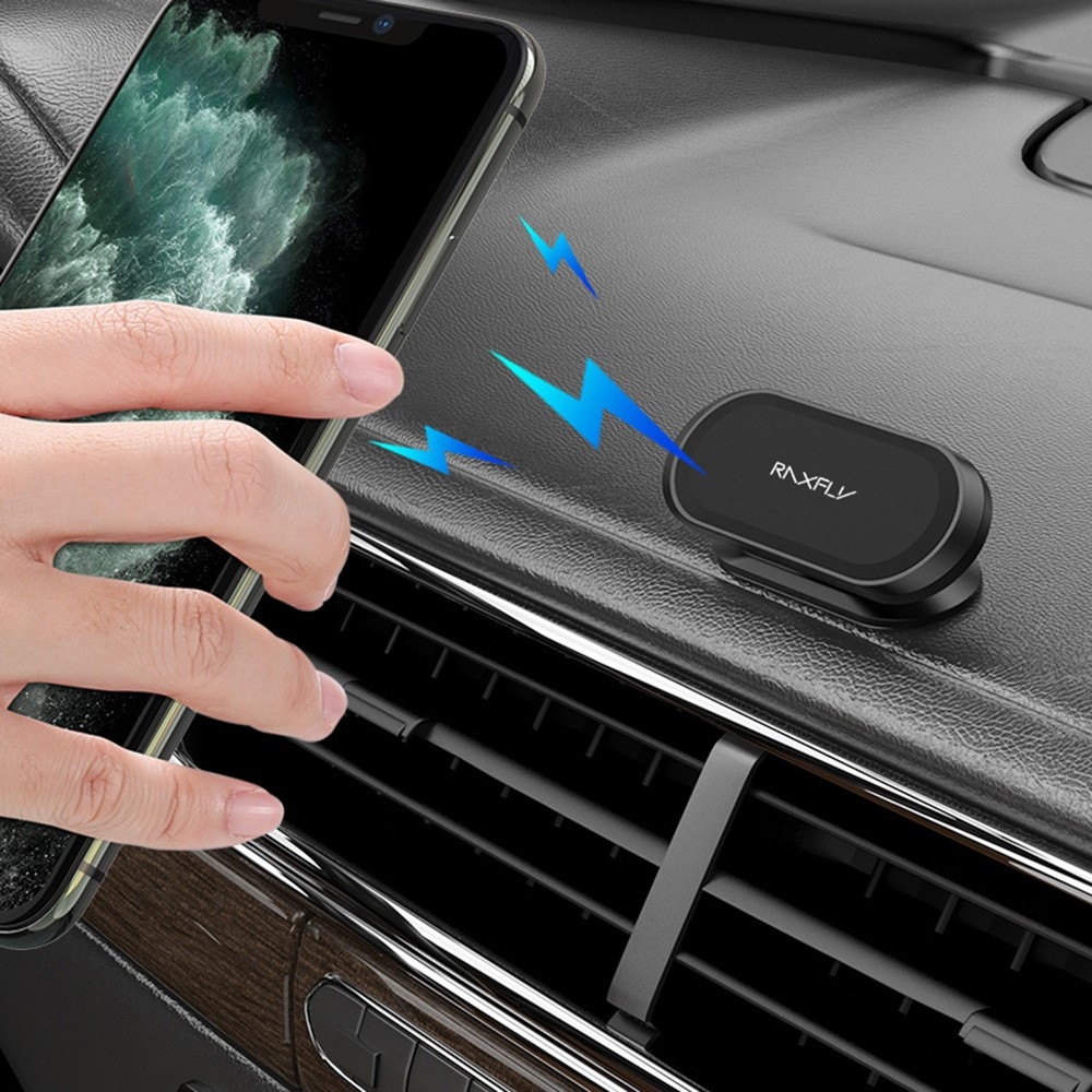 RAXFLY nalepovací otočný magnetický držák do auta na mobil