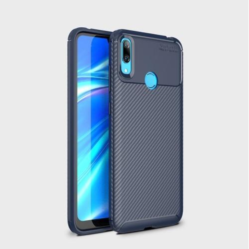 Resistant gelový obal na mobil Huawei Y7 (2019) - modrý