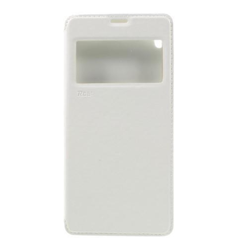 Richi PU kožené pouzdro s okýnkem na Sony Xperia XA Ultra - bílé