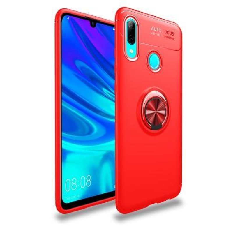 Ring gelový kryt na mobil Honor 10 Lite a Huawei P Smart (2019) - červený