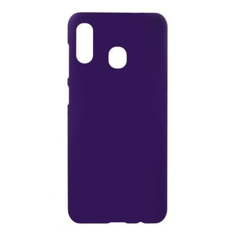 Rubber plastový obal na mobil Samsung Galaxy A30 - fialový