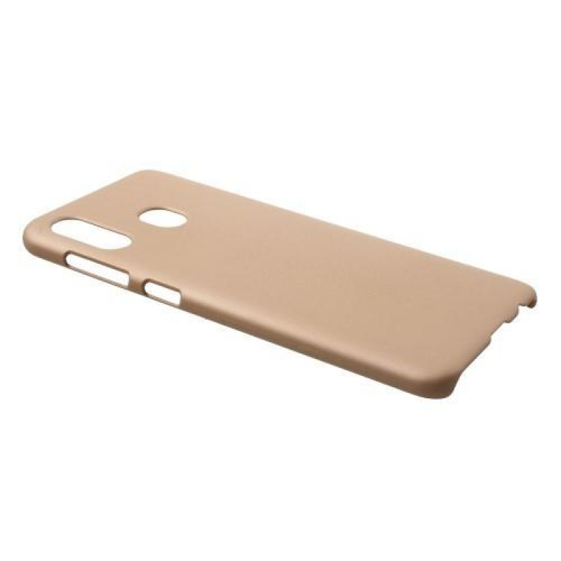 Rubber plastový obal na mobil Samsung Galaxy A30 - zlatý