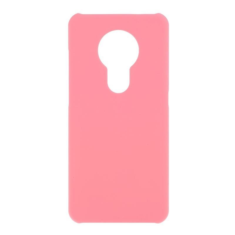 Rubber pogumovaný plastový kryt na mobil Nokia 6.2 / Nokia 7.2 - růžový