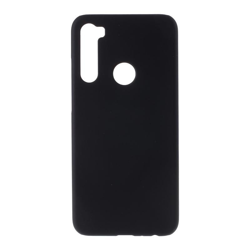 Rubber pogumovaný plastový kryt na mobil Xiaomi Redmi Note 8 - černý