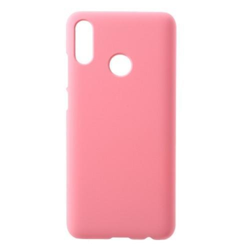 Rubber pogumovaný plastový obal na mobil Honor 10 Lite a Huawei P Smart (2019) - růžový
