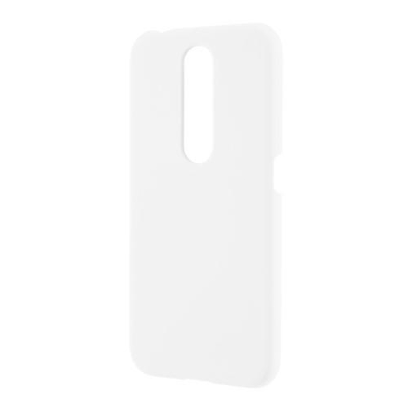 Rubber pogumovaný plastový obal na mobil Nokia 4.2 - bílý