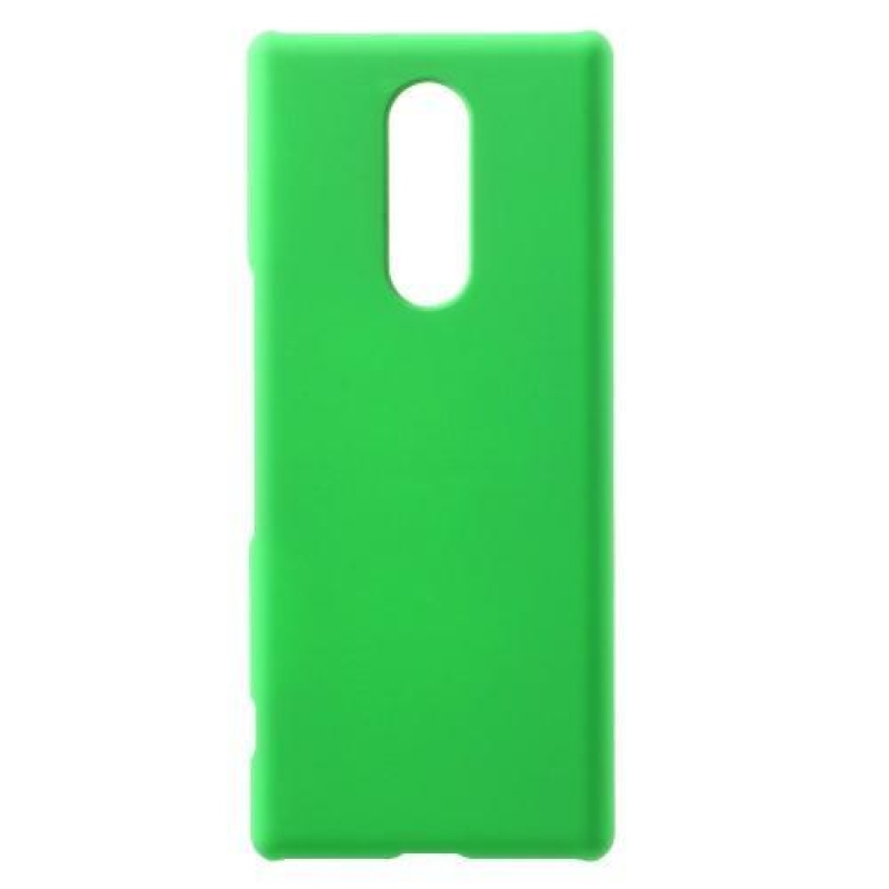 Rubberized plastový obal na mobil Sony Xperia 1 - zelený