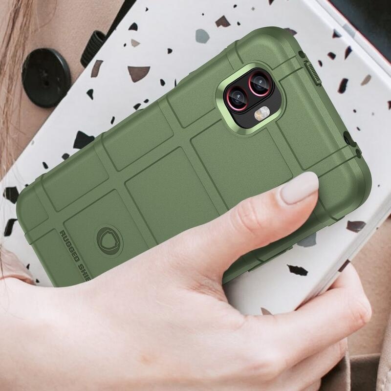 Rugged odolný gelový obal na Samsung Galaxy Xcover 6 Pro - zelené