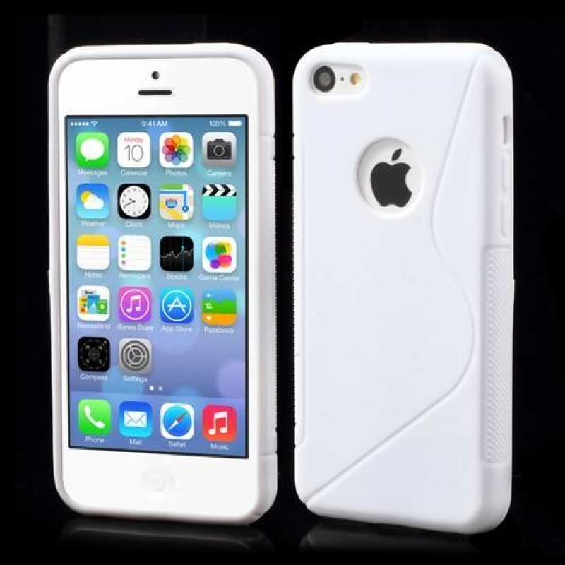 S-line gelový obal na iPhone 5C - bílý