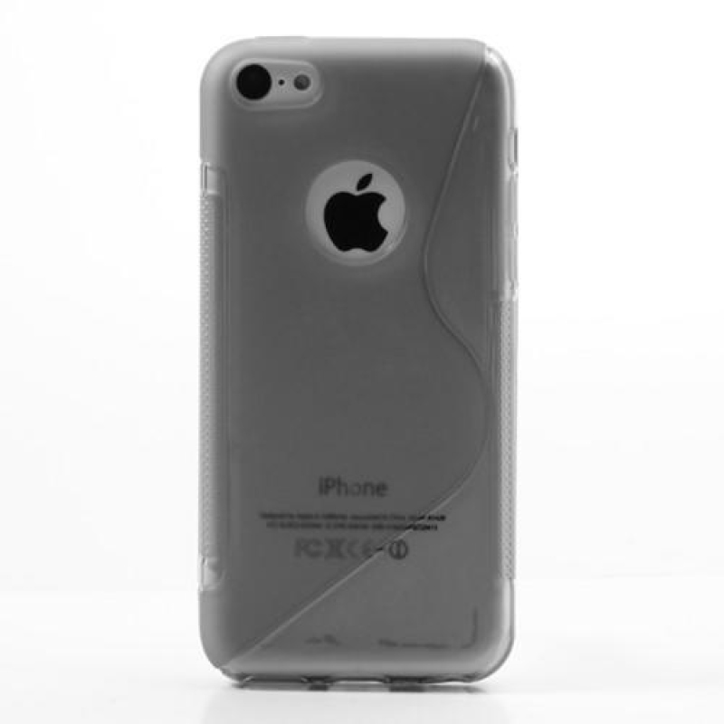 S-line gelový obal na iPhone 5C - šedý