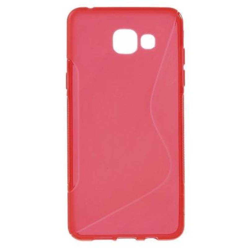 S-line gelový obal na mobil Samsung Galaxy A5 (2016) - červený