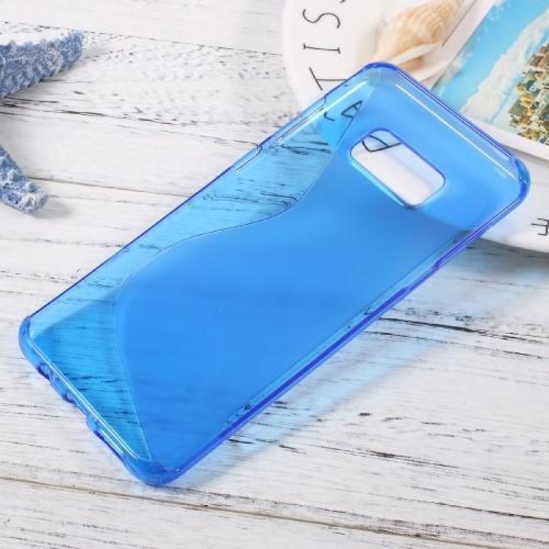 S-line gelový obal na mobil Samsung Galaxy S8 Plus - modrý