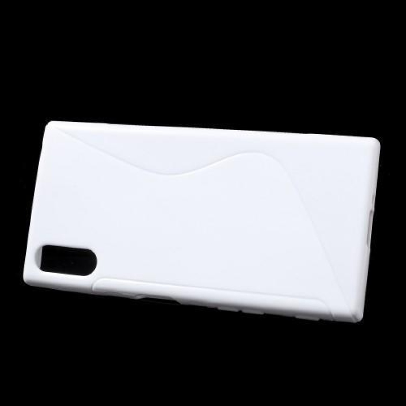 S-line gelový obal na mobil Sony Xperia XZ - bílý