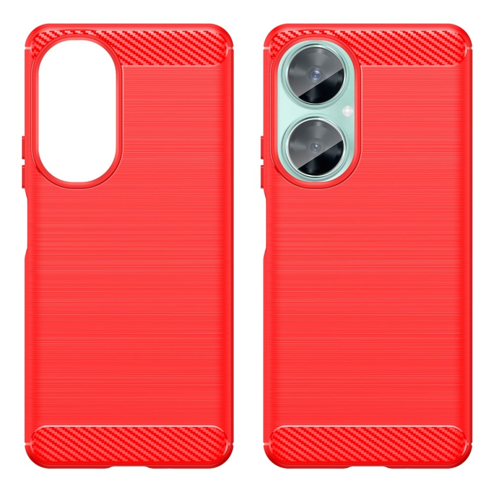 Carbon odolný gelový obal na Huawei Nova 11i - červený