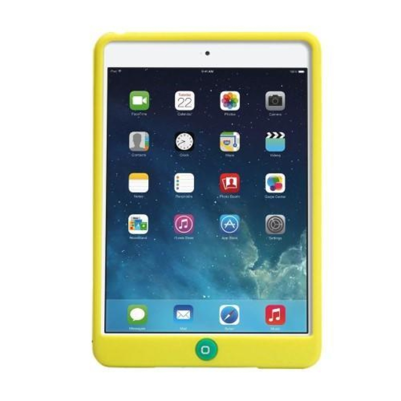Silikonové pouzdro na tablet iPad mini 4 - zelenožluté