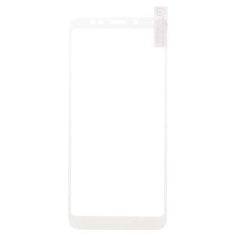 SLP9 celoplošné tvrzené sklo na Xiaomi Redmi 5 Plus - bílé