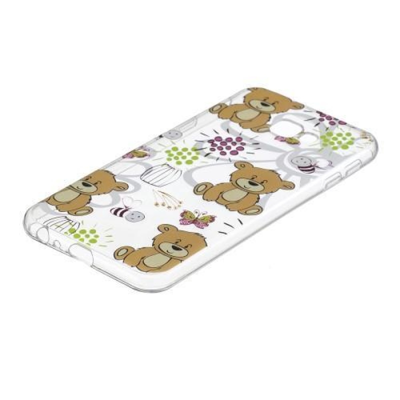 Soft gelový kryt na mobil Samsung Galaxy J4+ - hnědí medvídci