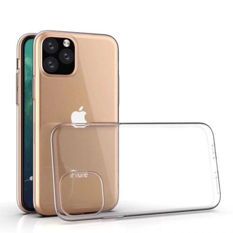 Soft gelový obal na mobil Apple iPhone 11 Pro Max 6.5 (2019) - transparentní