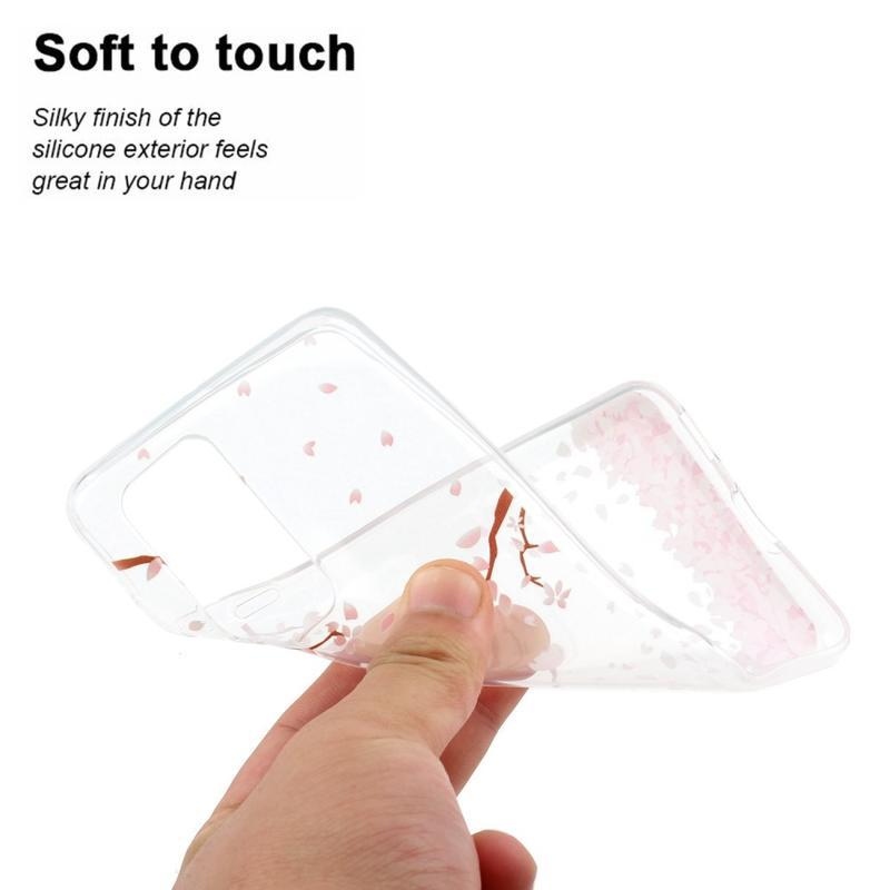 Soft gelový obal na mobil Huawei P40 - okvětní lístky