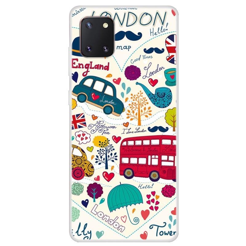 Soft gelový obal pro mobil Samsung Galaxy Note 10 Lite - Londýn