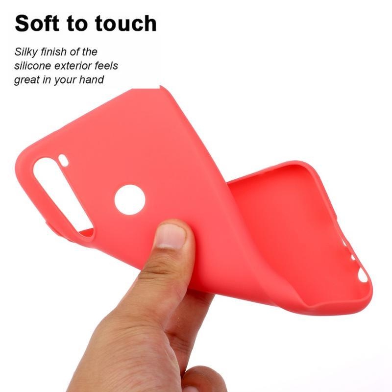 Soft gelový obal pro mobil Xiaomi Redmi Note 8 - červený