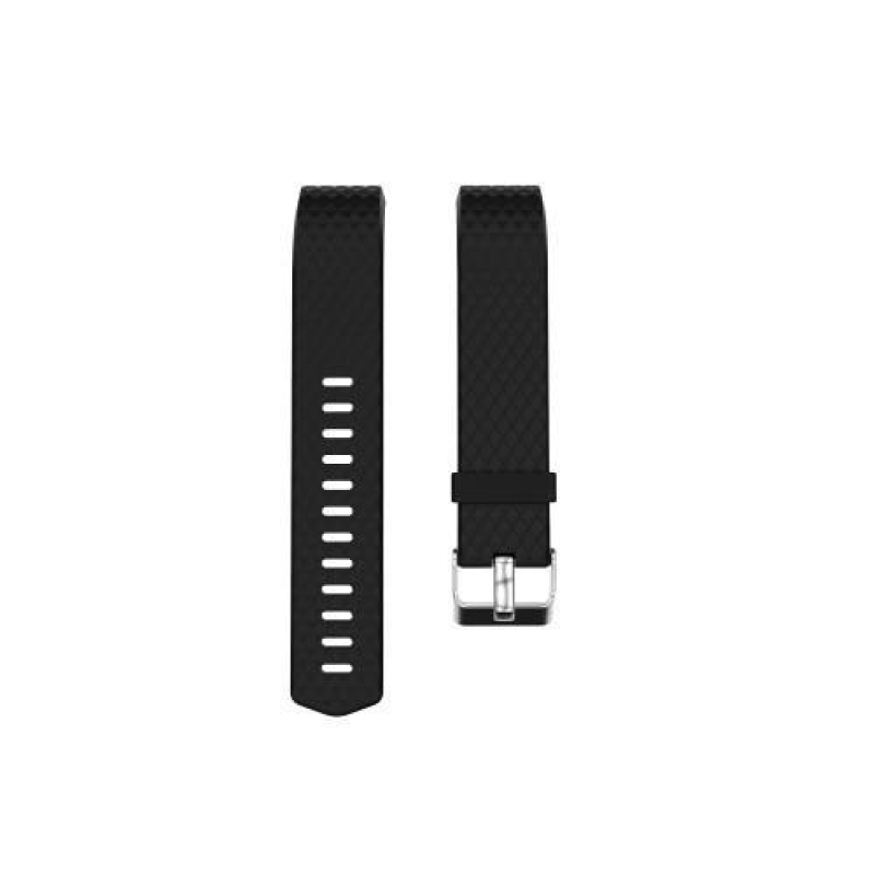 Soft gelový řemínek velikosti L pro Fitbit Charge 2 - černý