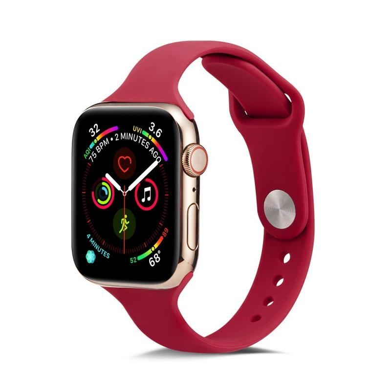 Softy silikonový řemínek na Apple Watch 5/4 40mm, 3/2/1 38mm - červený