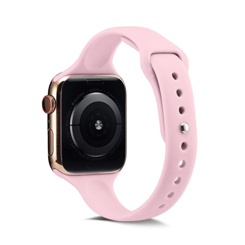 Softy silikonový řemínek na Apple Watch 5/4 40mm, 3/2/1 38mm - růžový