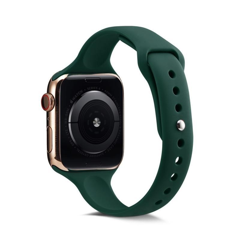 Softy silikonový řemínek na Apple Watch 5/4 40mm, 3/2/1 38mm - zelený