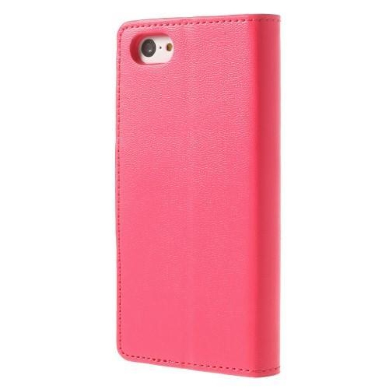 Sonata PU kožené pouzdro na iPhone 5C - rose