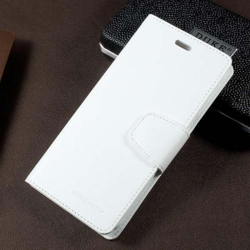 Sonata PU kožené pouzdro na mobil Samsung Galaxy S8 Plus - bílé