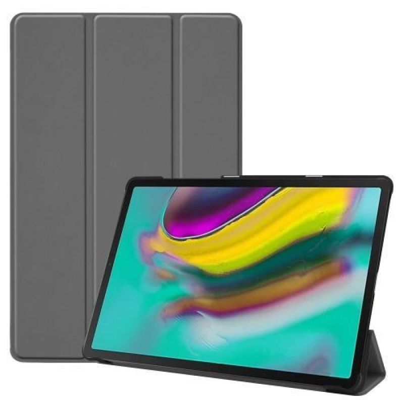 Stand PU kožené pouzdro se stojánkem pro tablet Samsung Galaxy Tab S5e SM-T720 - šedé