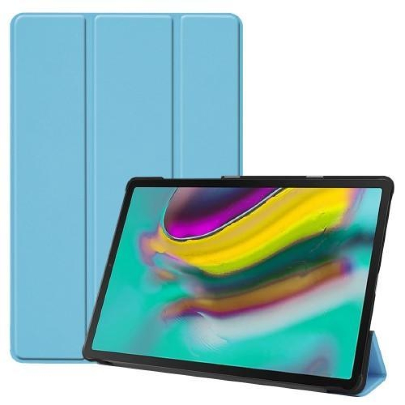 Stand PU kožené pouzdro se stojánkem pro tablet Samsung Galaxy Tab S5e SM-T720 - světlemodré