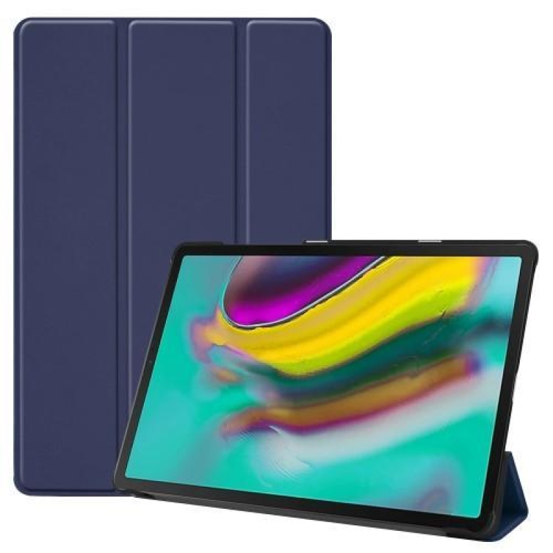 Stand PU kožené pouzdro se stojánkem pro tablet Samsung Galaxy Tab S5e SM-T720 - tmavěmodré