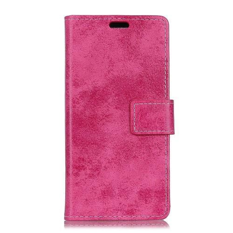 Style PU kožené peněženkové pouzdro na mobil Huawei Mate 20 Lite - rose