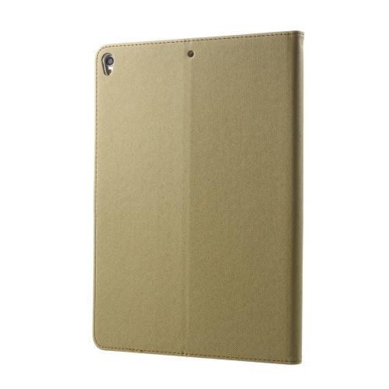 Style PU kožené pouzdro na iPad Pro 10.5 - khaki