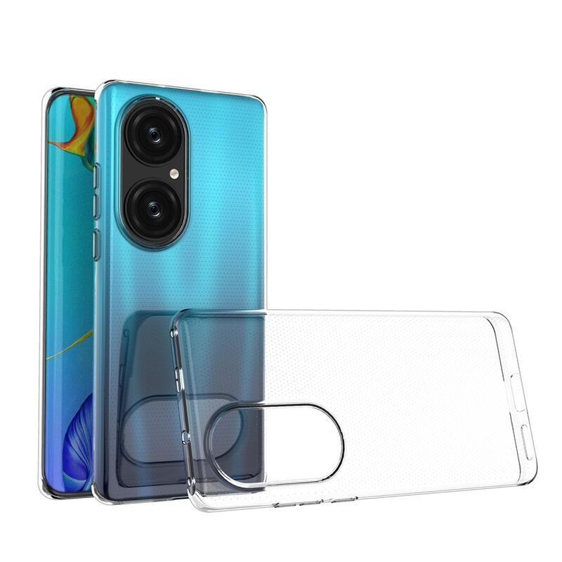 Tenký průhledný gelový obal na mobil Huawei P50 Pro - průhledný