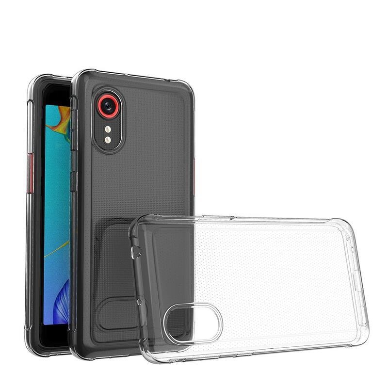 Tenký průhledný gelový obal na mobil Samsung Galaxy Xcover 5 - průhledný
