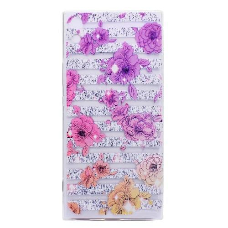 Thiny gelový obal na mobil Sony Xperia XA1 Ultra - květy