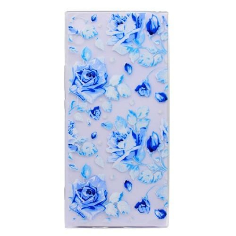 Thiny gelový obal na mobil Sony Xperia XA1 Ultra - modré růže