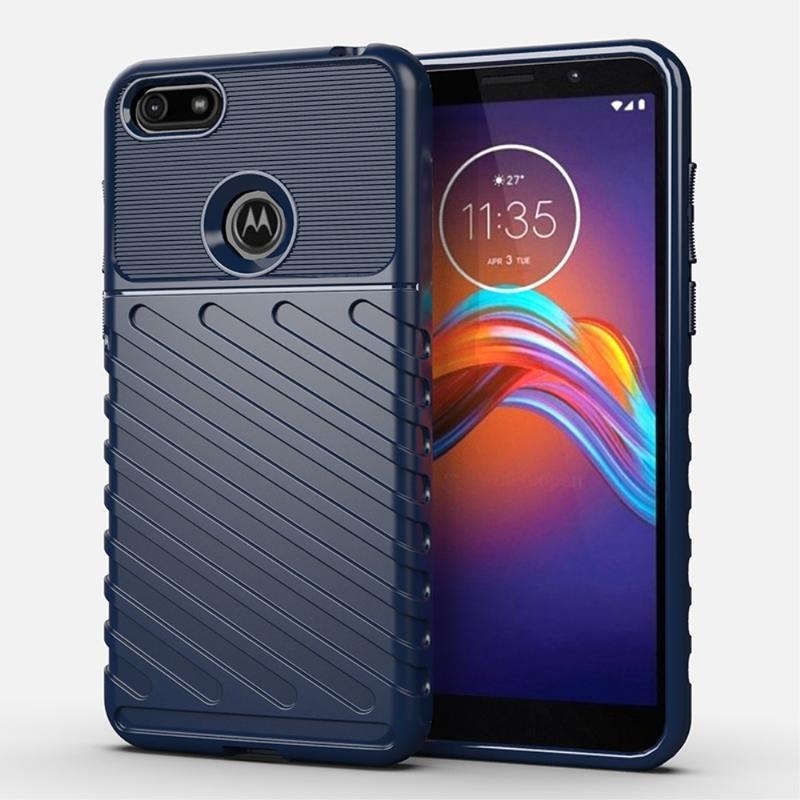 Thunder odolný gelový obal na mobil Motorola Moto E6 Play - modrý