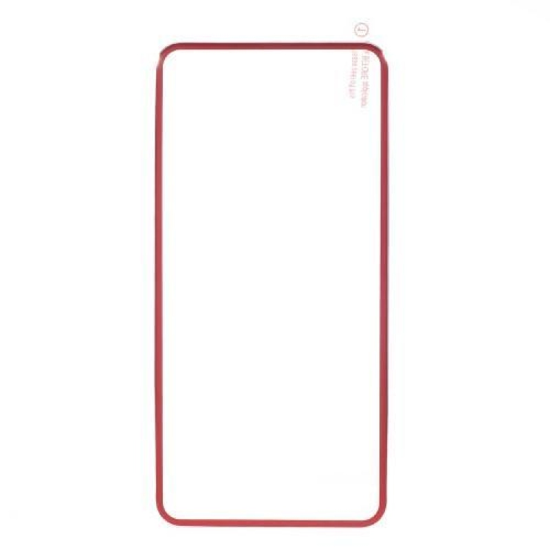 Titanium celoplošné zadní ochranné tvrzené sklo na iPhone 7 Plus a 8 Plus - červený lem