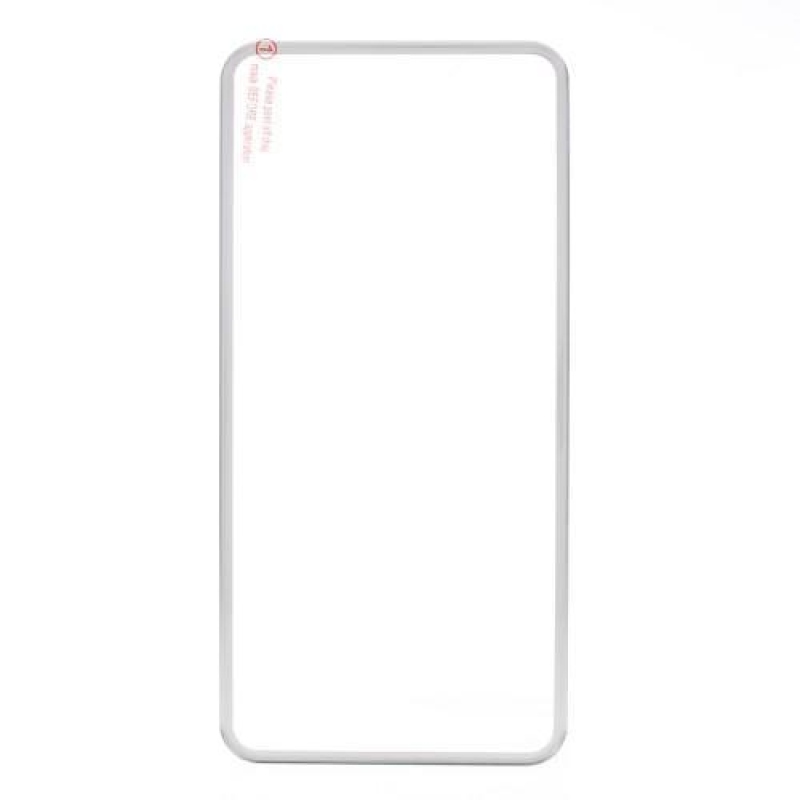 Titanium celoplošné zadní ochranné tvrzené sklo na iPhone 7 Plus a 8 Plus - stříbrný lem